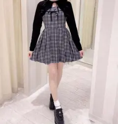 evelyn プリーツセットop グレー