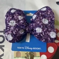 東京ディズニーリゾート スパンコールリボン※バック付