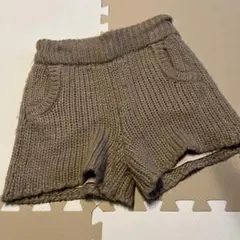 ローゲージニットSPT who's who Chico パンツ ブラウン