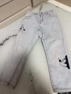 ZARAミッキーマウス デニムパンツ