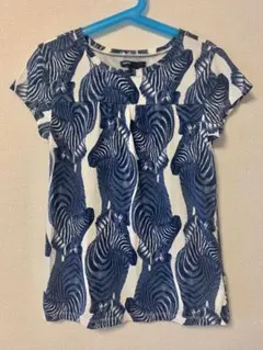 【夏物最終処分】GapKids ギャップ　Tシャツ　ゼブラ　Mサイズ　130cm