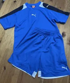 [新品未使用]PUMA サッカーウェアセット ブルー　130/140