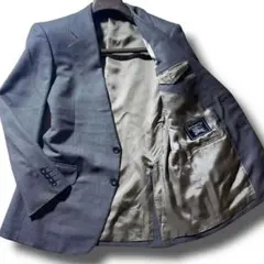 バーバリー テーラードジャケット チャック柄 Sサイズ