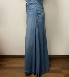 woadblue デニムロングスカート