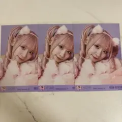 イコラブ 齋藤樹愛羅 生写真 猫衣装 ヨリ3枚