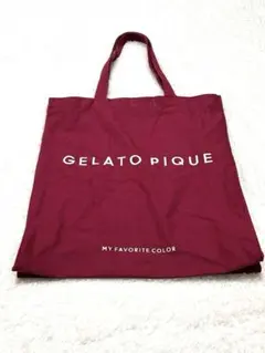 GELATO PIQUE トートバッグ ボルドー