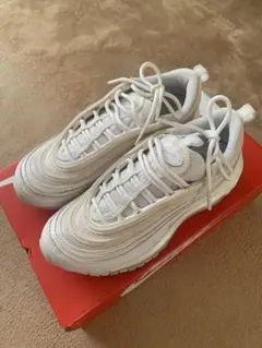 ナイキ エア マックス 97 ホワイト　ピュアプラチナム　23cm 送料込み