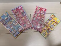 文具女子博　たのしい　おもちゃシール　4種類セット　マインドウェイブ　匿名配送