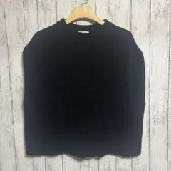 CRAFT STANDARD BOUTIQUE コットンニットベスト 黒