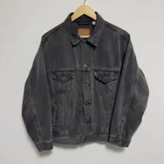 80s Wrangler 先染ブラック デニムジャケット 黒 111mj 4th - メルカリ