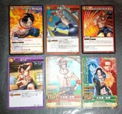ポートガス・D・エース 6枚セット ミラクルバトルカードダス