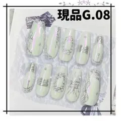 G.08M現品ネイルチップ推しニュアンスy2kつけ爪サブカル個性派ギャル量産型