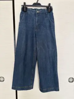 BLASTY ワイドデニムパンツ　ジーンズ インディゴブルー M