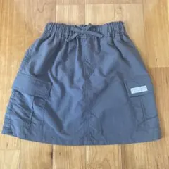 Milky Coast グレー ポケット付きスカート　140cm