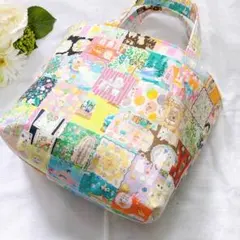 【ハンドメイド】アニバーサリーパッチワーク トートバッグのサムネイル