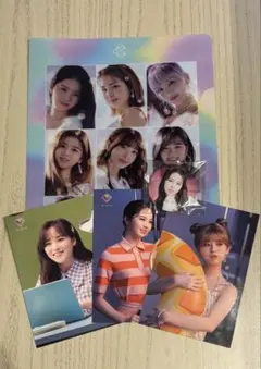 Niziu フォトセット A4クリアファイル・缶バッチ付き