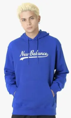 【新品】New Balance 青 パーカー M