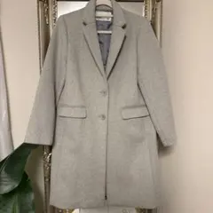 NATURAL BEAUTY BASIC グレー チェスターコート