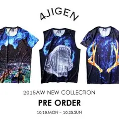 4jigen グラフィックTシャツ タンクトップ 3枚セット