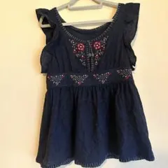 【JILLSTUART】フリル袖 花柄タンクトップ　チュニック⭐︎のサムネイル
