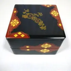 秀衡塗 重箱 3段 黒赤金装飾 重箱・弁当箱 - 秀衡塗工房 丸三漆器 オンラインストア