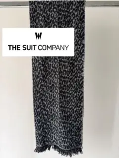 THE SUIT COMPANY マフラー 総柄 フリンジ付きのサムネイル