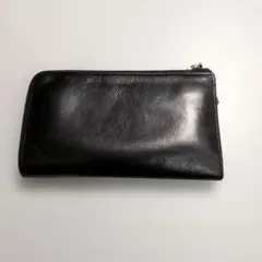 ビジネス レザー ファクトリー ブラックレザー L字ウォレットのサムネイル