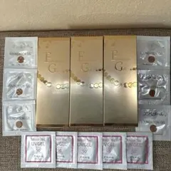 未使用品　エバメールファンデーションゲル30gベージュ3本セット＋サンプル付きのサムネイル