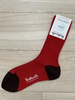 【ドゥロワー別注】Pantherella ウールソックス レッドXS