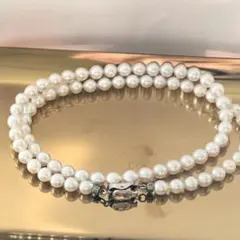 本真珠 ネックレス 5mm S925 冠婚葬祭 あこや真珠級の輝き 卒業 入学
