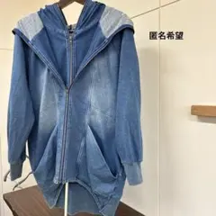 デニムフードジャケット（二重フード）
