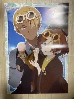 アニメディア　8月号　ポスター　春夏秋冬代行者　春の舞　グロウアップショウ