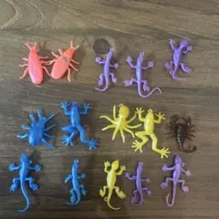 昆虫・爬虫類 フィギュア　15点セット