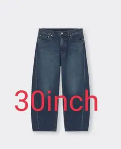 GUバレルレッグジーンズ [丈標準69.5~73.5cm]