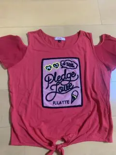 美品　ピンクラテ　Tシャツ