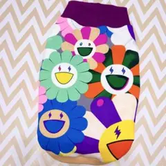 【犬服】フラワースマイル☺︎ 大きめSサイズ