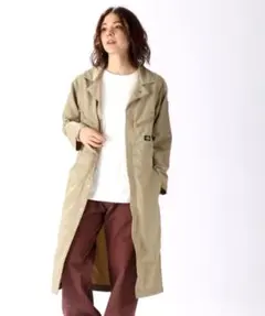 nico and…春物コート(ベージュ)/Dickiesコラボ/未使用タグ付き