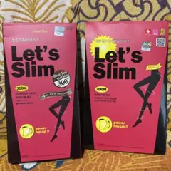 Let's Slim 300M 200M 着圧ヒップアップタイツ