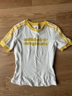 adidas Originals 半袖Tシャツ ホワイト イエローのサムネイル
