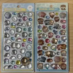 【正規品】 ボンボンドロップ シール 水族館限定 　アザラシ　カワウソ2枚セット