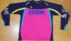 【匿名配送】【入手困難】スボルメ　トレーニングジャージトップ　桃　紺