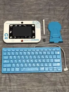 新品未開封★名探偵コナン ナゾトキPad&キーボードセット　送料無料 セガトイズ 名探偵コナン ナゾトキPad キーボードセット : まる