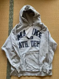 80s champion reverse weave ボロパーカー　染み込み