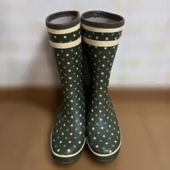 新品タグ付！ドット柄　レインブーツ　22cm hiromichi nakano