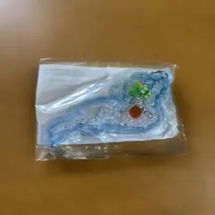 琵琶湖キーホルダー 竜 かがみの里 水色