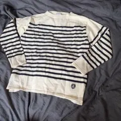 【美品】オーチバル ボーダー トレーナー ニット 長袖 サイズ2 M〜L