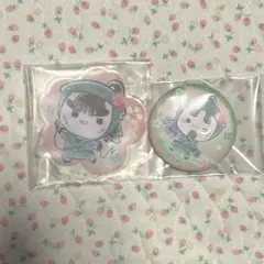 忍たま乱太郎 フリューくじ アクリルスタンド 缶バッジ