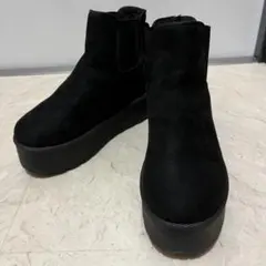 s*i様 vivian 厚底サイドゴアムートンブーツ