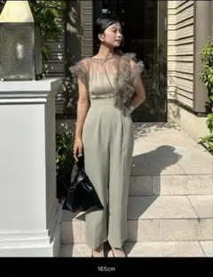 パンツドレス LADYチュールドッキングコンビネゾン