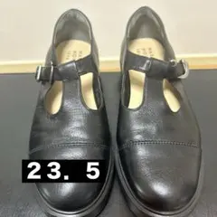 【美品】MARGARET HOWELL idea Tストラップシューズ 23.5のサムネイル